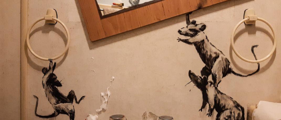 Banksy ποντίκια installation