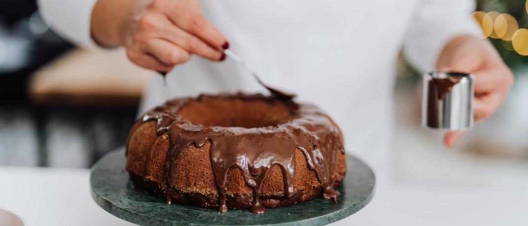 Κέικ σοκολάτας για όσους νηστεύουν