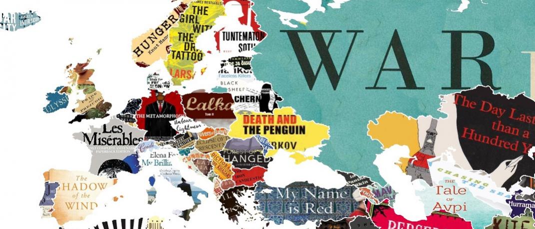 Eνας χάρτης δείχνει το πιο σημαντικό βιβλίο κάθε χώρας -Δείτε το αγαπημένο της Ελλάδας | 0 bovary.gr
