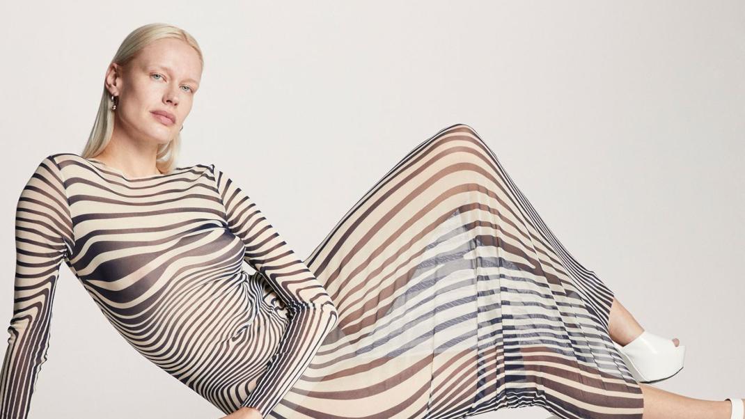 woman stripes Jean Paul Gaultier 