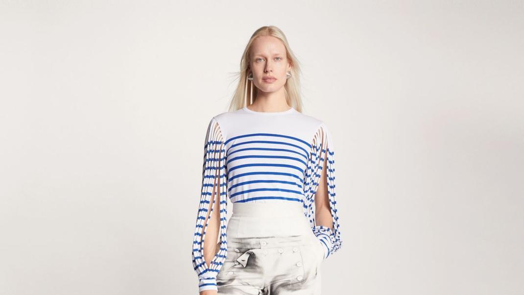 Jean Paul Gaultier stripes new collection 2021
