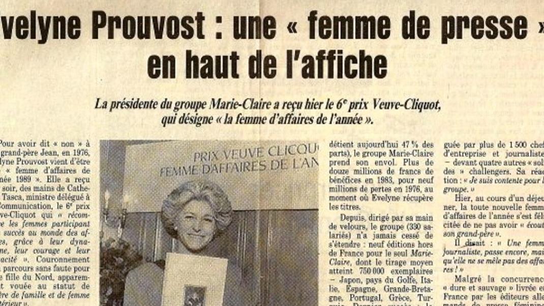 Εφυγε από τη ζωή η Εβελίν Προυβόστ, η ιδρύτρια του Marie Claire | 0 bovary.gr