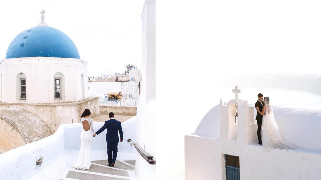 Η φωτογράφος γάμων που αποθεώνει την Σαντορίνη: Εικόνες-ύμνος στον έρωτα  | 0 bovary.gr