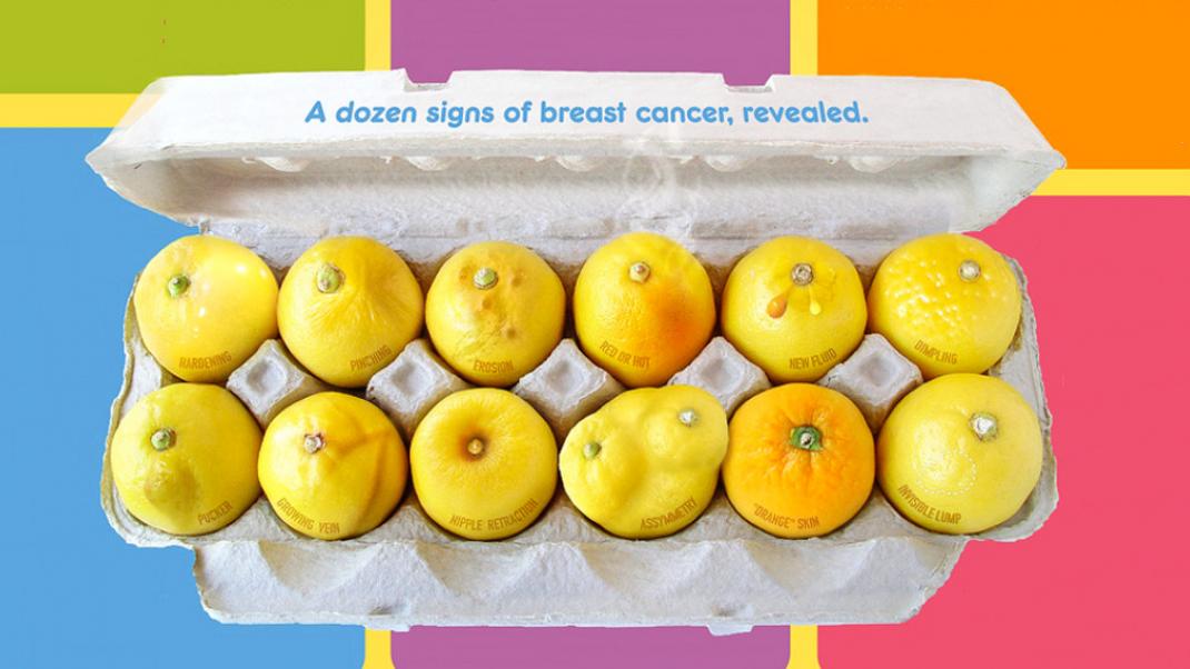 Μια φωτογραφία με λεμόνια εξηγεί τα σημάδια του καρκίνου του μαστού  | 0 bovary.gr