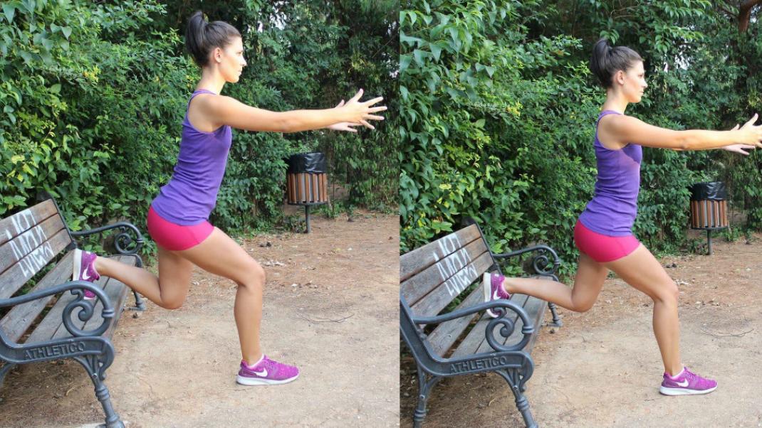 Οι πιο αποτελεσματικές και εύκολες ασκήσεις ποδιών που μπορείς να κάνεις σε ένα παγκάκι | 0 bovary.gr