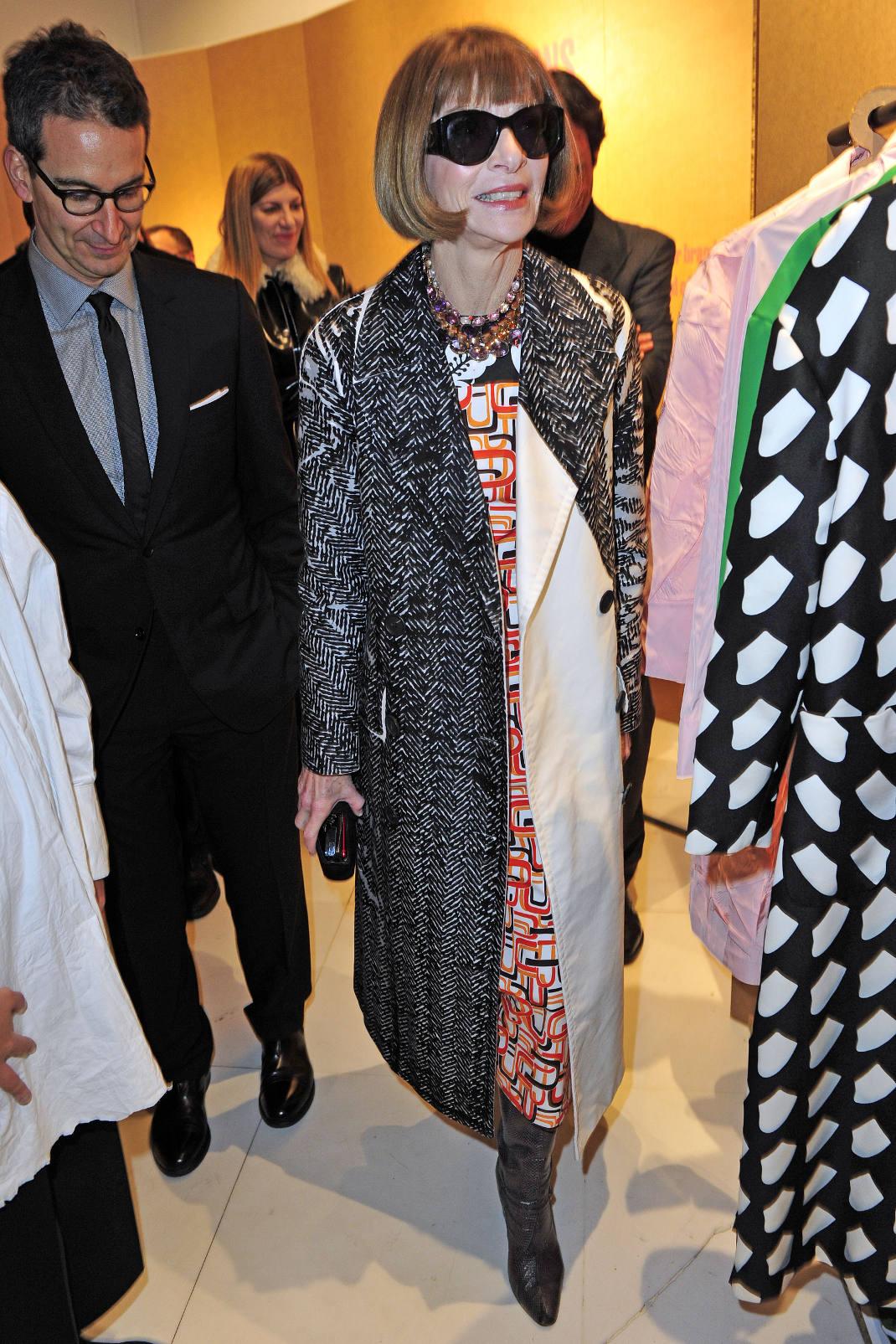 Splash / Ideal Image- Η Anna Wintour στην Εβδομάδα Μόδας του Μιλάνου 