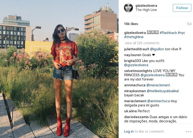 Gizele Oliveira, μοντέλο - fashion blogger