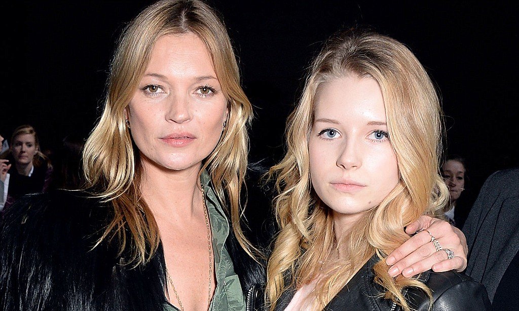 Kate and Lottie Moss