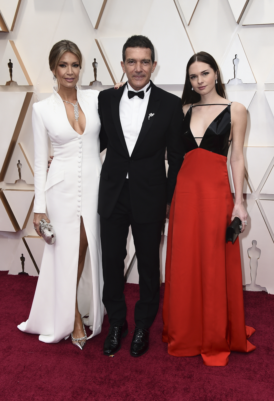 Ο Antonio Banderas με την κόρη του Stella, και την σύντροφό του Nicole Kimpel 