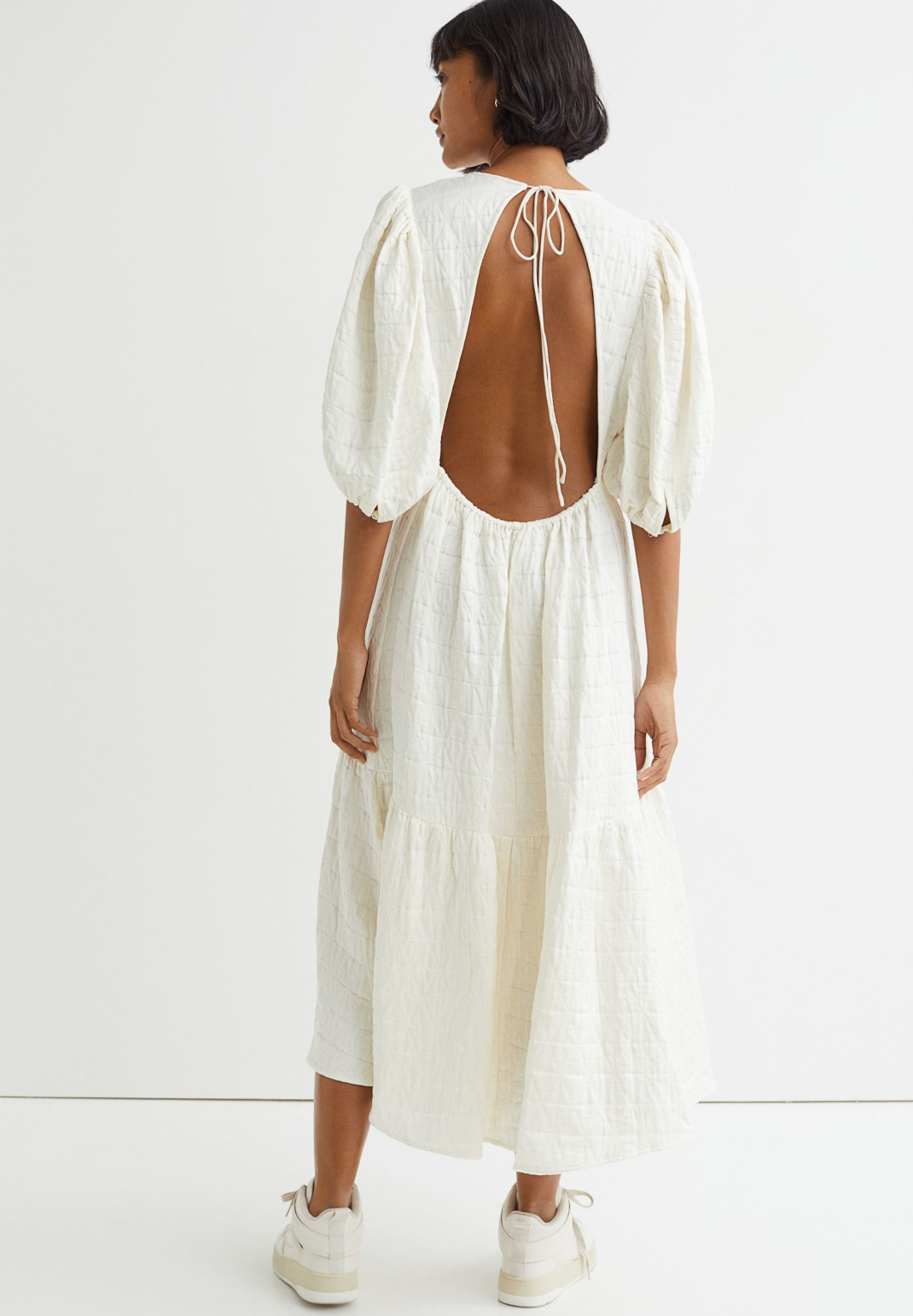 λευκό φόρεμα H&M