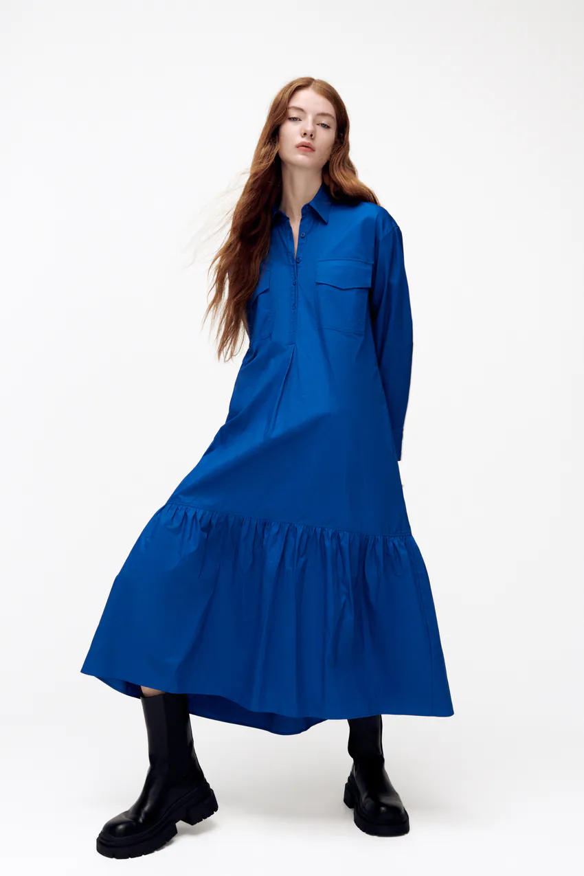 H Δανάη Μπάρκα με στιλάτο φόρεμα από τα Zara  