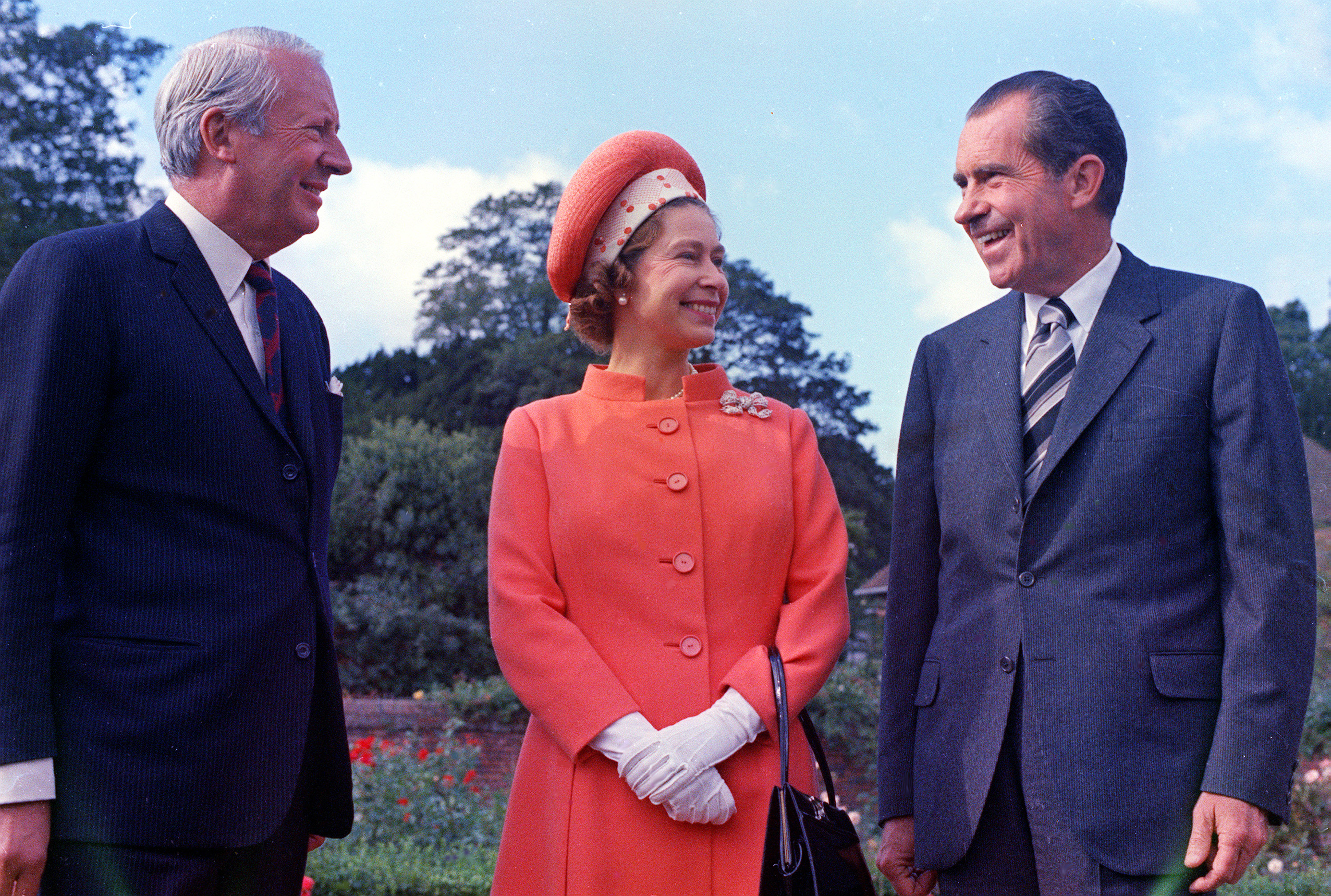 Премьер министр королевы. Едвард Никсон. Edward Heath and Elizabeth II.