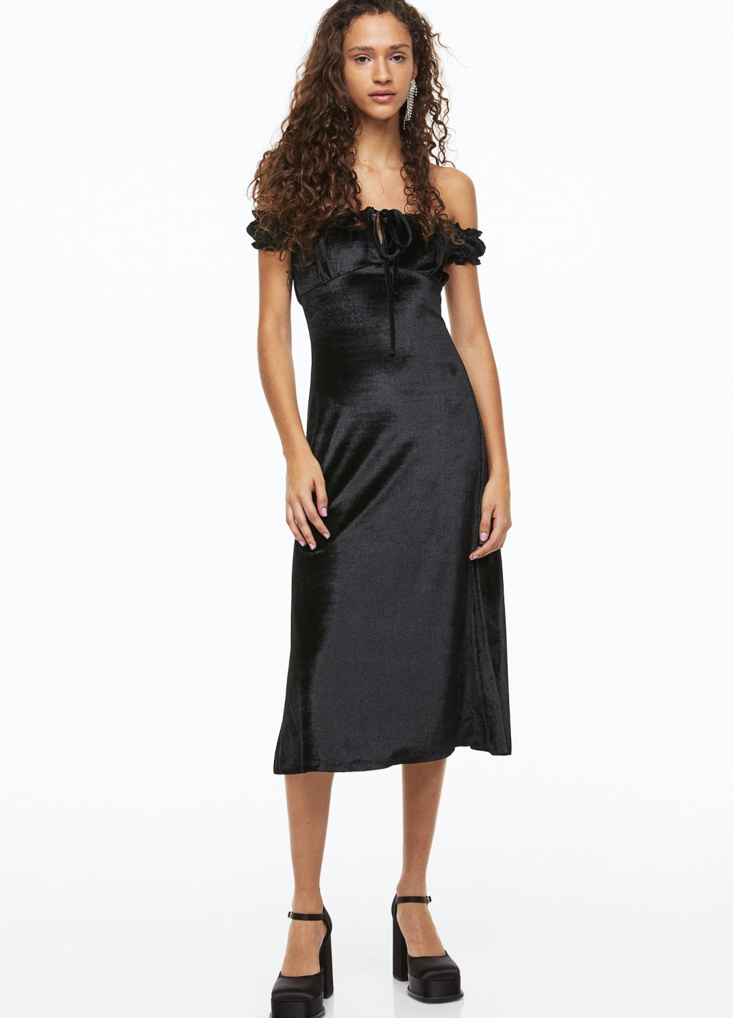 μαύρο φόρεμα H&M