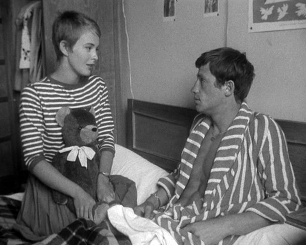 Jean-Paul Belmondo και Jean Seberg στο À bout de souffle (1960)