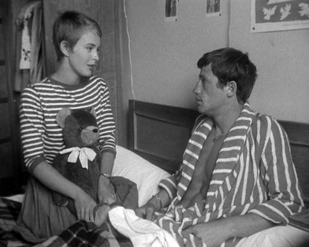 Jean-Paul Belmondo και Jean Seberg στο À bout de souffle (1960) 