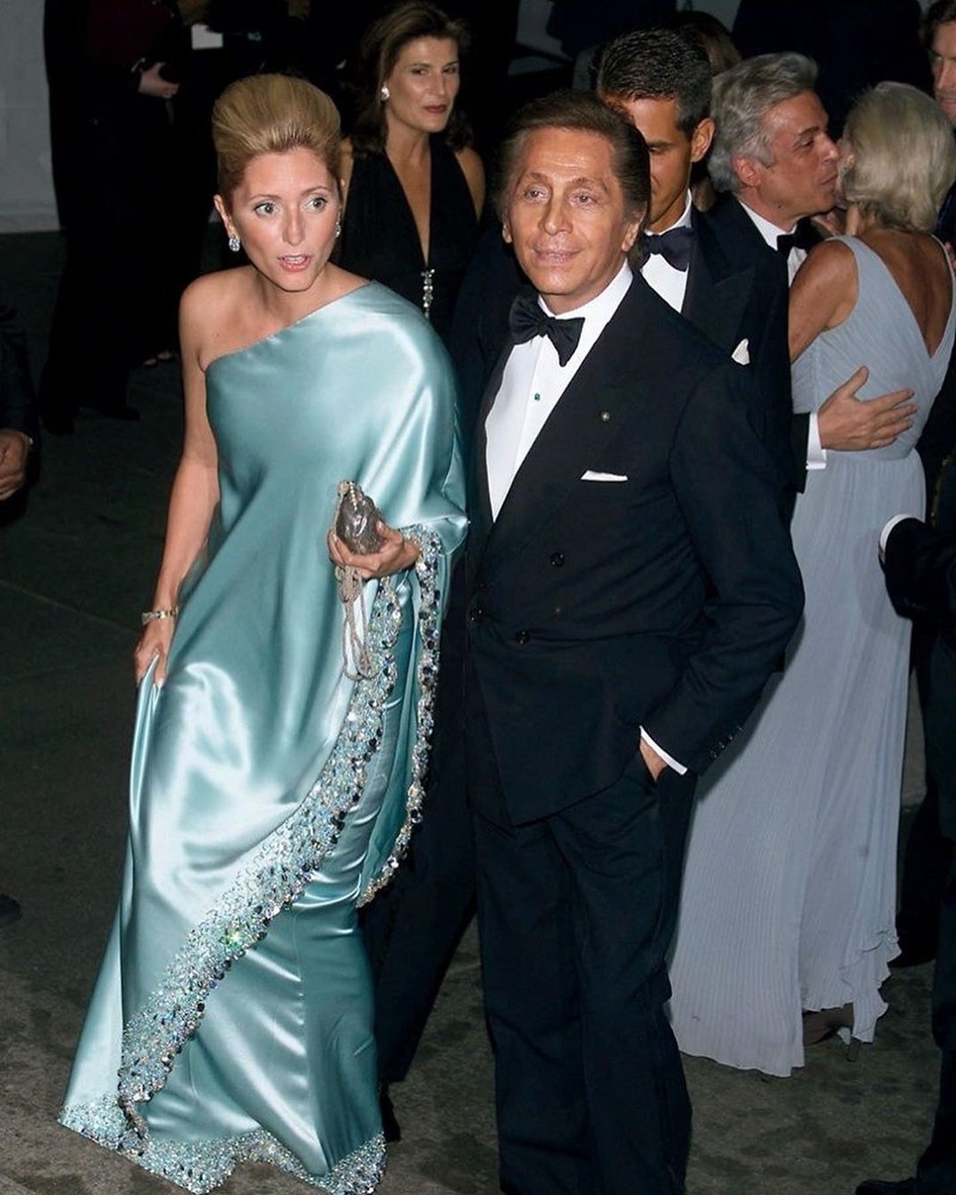 Η Μαρί Σαντάλ με Valentino το 2001