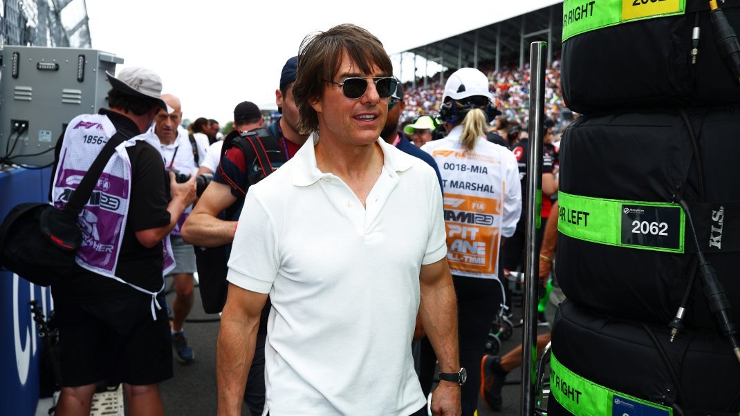 O Tom Cruise στο Grand Prix του Miami
