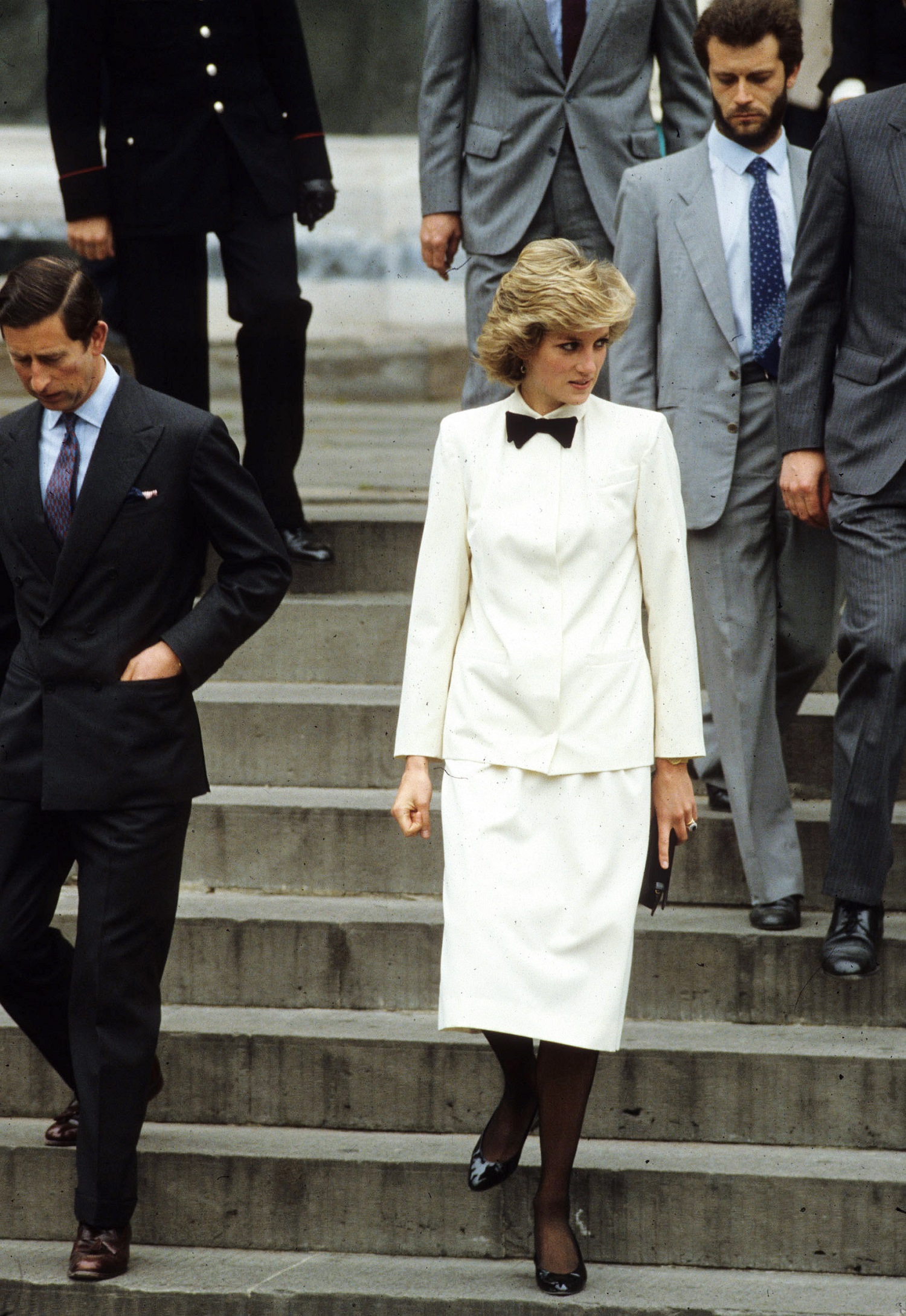 η πριγκίπισσα Νταϊάνα κατά την επίσκεψή της στη Φλωρεντία το 1985
