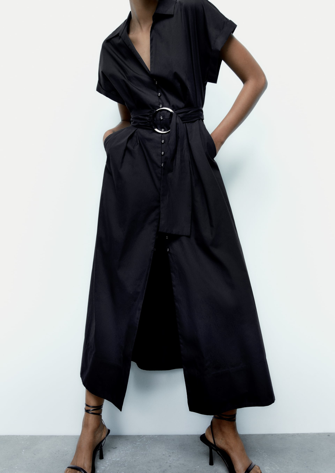 Tintra Mayro Forema Sakaki Black Blazer Dress