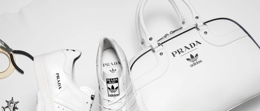 αθλητικά και τσάντα από τη συνεργασία Prada x Adidas