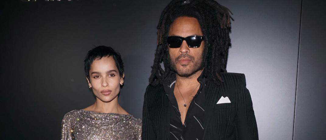 Η Zoë και ο Lenny Kravitz 