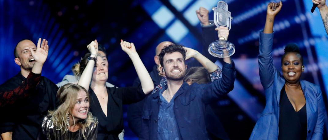 Duncan Laurence στη σκηνή της Eurovision
