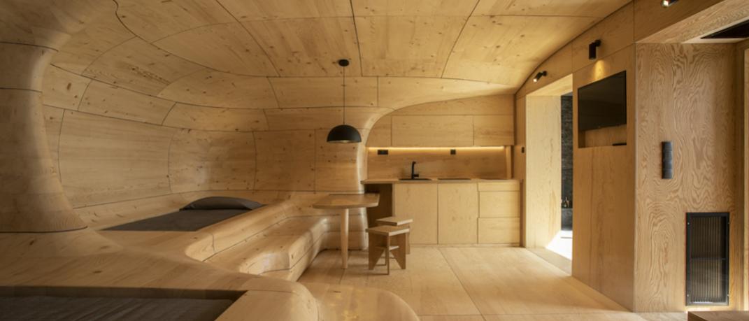 Tenon Architects ξύλινη σπηλιά