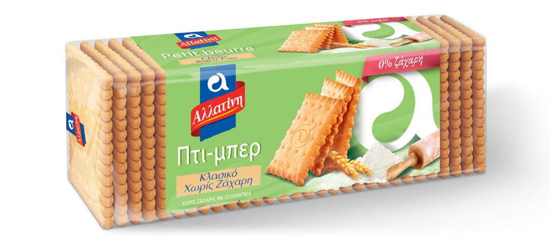 Νέο Πτι-Μπερ κλασσικό χωρίς ζάχαρη 
