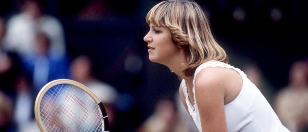 Η τενίστρια Chris Evert