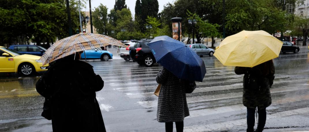 Βροχή στην Αθήνα 