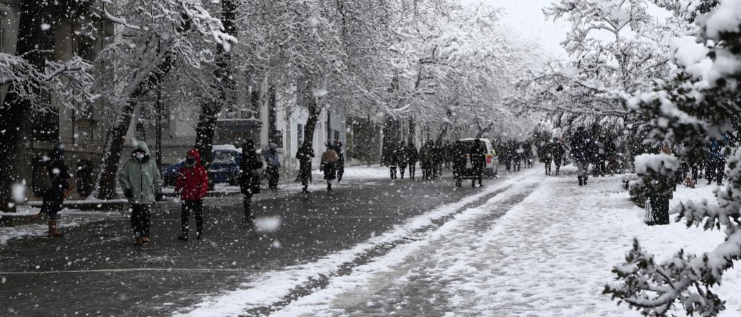 Χιόνια στην Αθήνα 