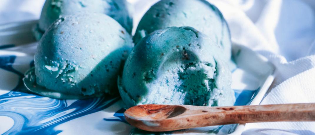 Ice Cream Blue Vegan 