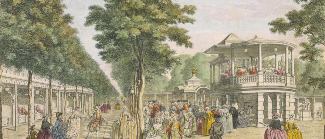 Οι κήποι Vauxhall Gardens τον 18ο αιώνα