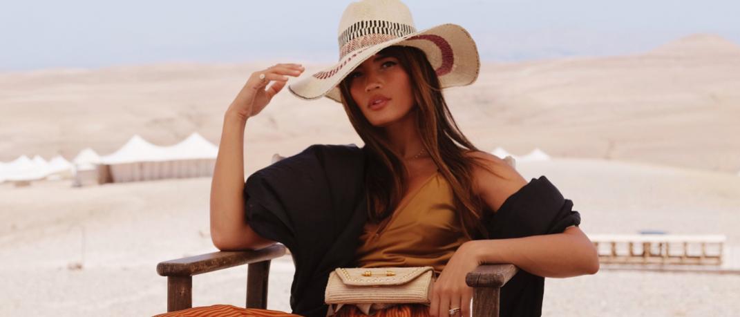 Woman summer style straw hat