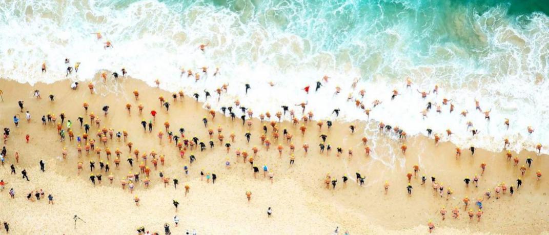 Mediterranean Sea from above 