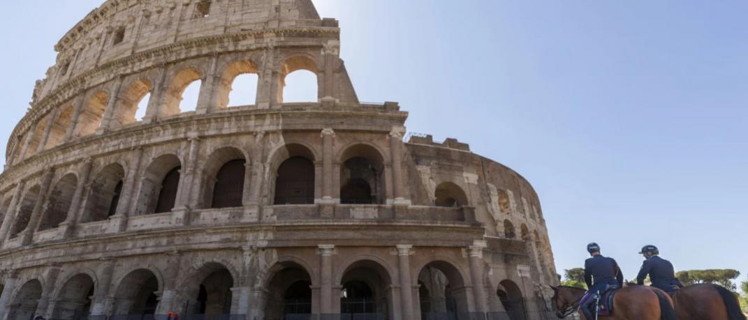 To Κολοσσαίο της Ρώμης/Φωτογραφία: AP/Domenico Stinellis 
