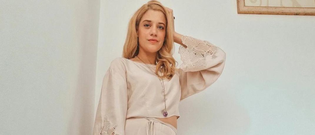 Η Τζένη Θεωνά με ρούχα H&M