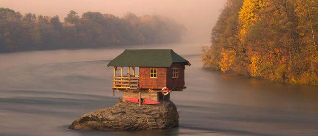 Drina River House στη Σερβία/Φωτογραφία: Facebook