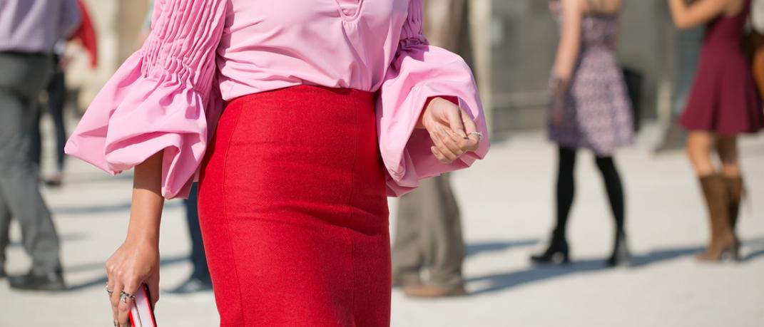 Pink and Red Street Style