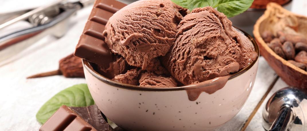 Παγωτό σοκολάτα με 3 υλικά