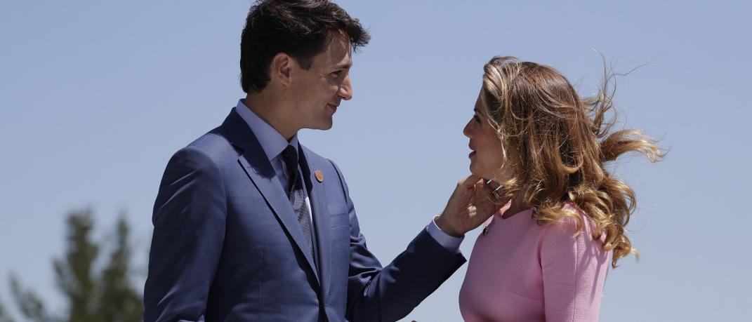 Justin Trudeau and Sophie Gregoire Trudeau