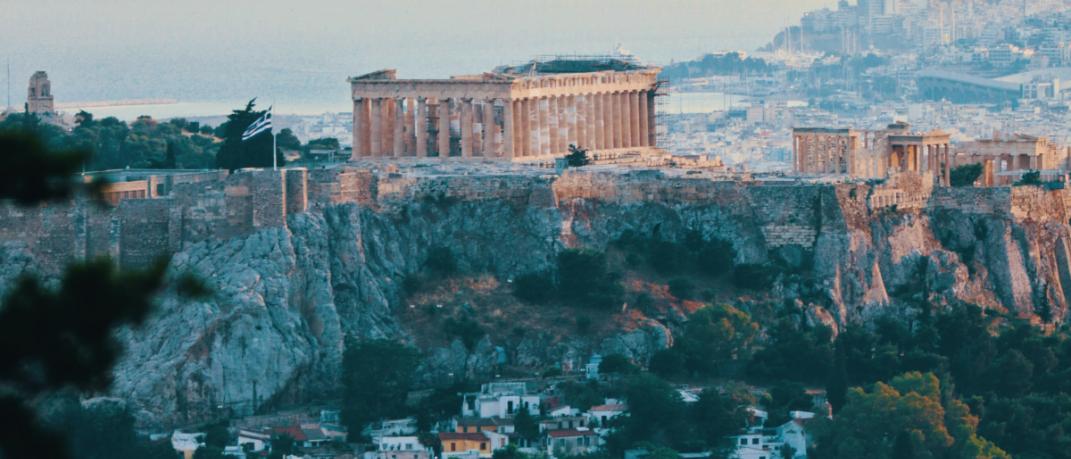 η θέα της Αθήνας από ψηλά
