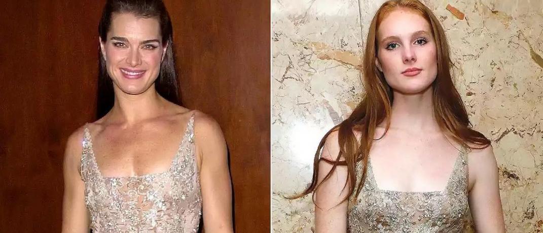 Μπρουκ Σιλντς: Η 17χρονη κόρη της με το ίδιο φόρεμα που είχε βάλει η μητέρα της πριν 22 χρόνια