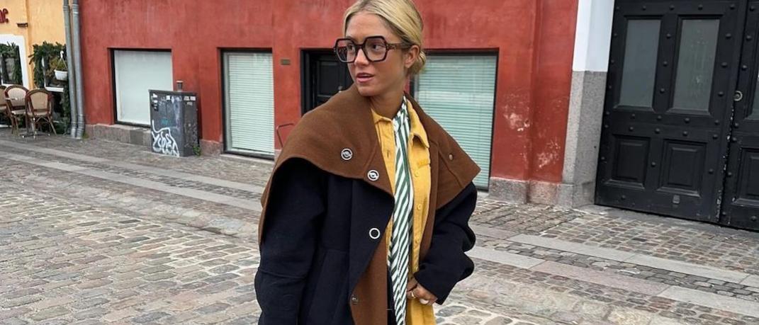 πορτογαλέζα fashionista με παλτό και γυαλιά