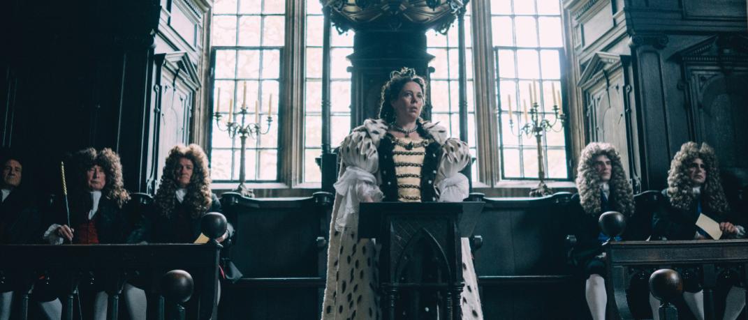 Η Ολίβια Κόλμαν στο ρόλο της βασίλισσας Άννας στην ταινία «Τhe Favourite»/ Φωτογραφία: IMDb