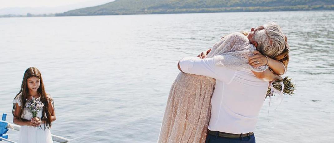 Ο γάμος της Ανίτα Μπραντ με τον Χάρη Χριστόπουλο, Φωτογραφία:harrischristopoulos/instagram  
