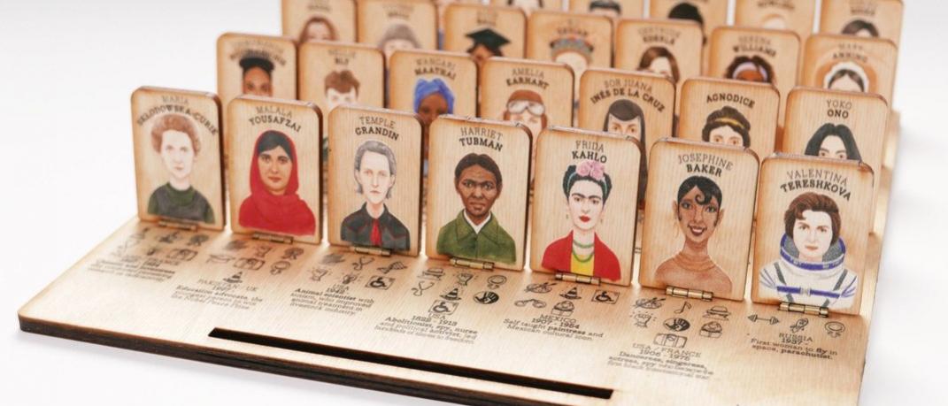 Ένα ξύλινο παιχνίδι συστήνει στα παιδιά τις πιο σημαντικές γυναίκες στην ιστορία | 0 bovary.gr