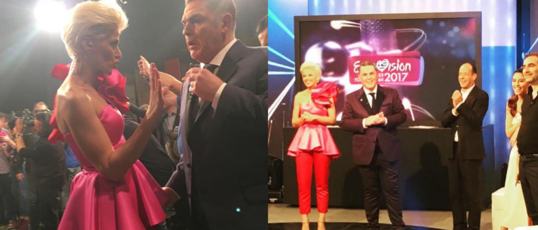 To Twitter πήρε φωτιά με την παρουσιάστρια της Eurovision -Κιτς, ήρθε κατευθείαν από γάμο στα Κιούρκα  | 0 bovary.gr