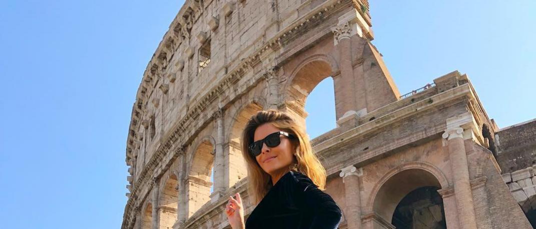 Η Μαρία Μενούνος στην Ρώμη, Φωτογραφία: mariamenounos/instagram