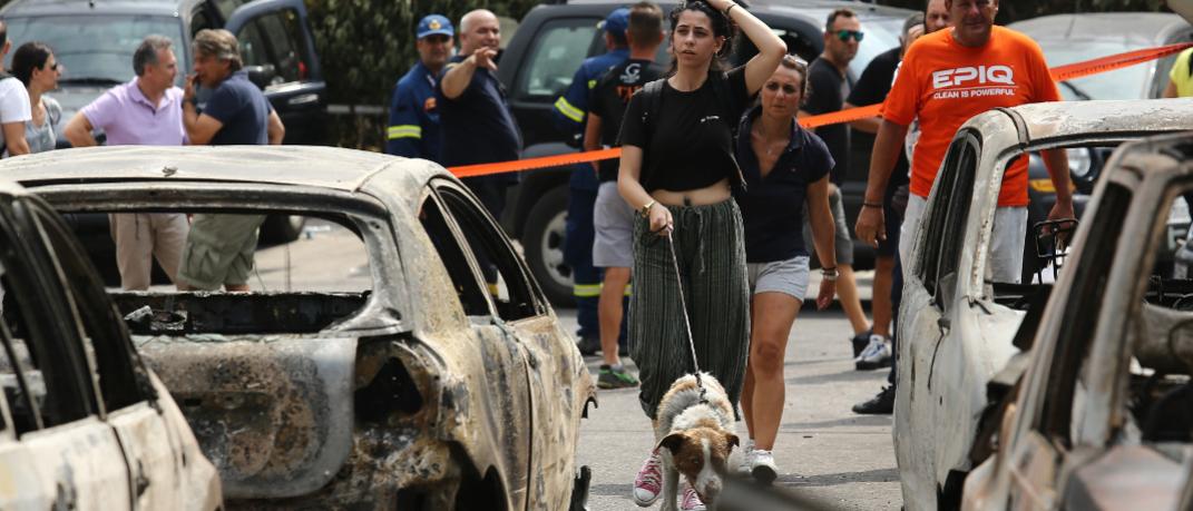 H επόμενη μέρα στην Ανατολική Αττική. Φωτογραφία: Λιάκος Γιάννης